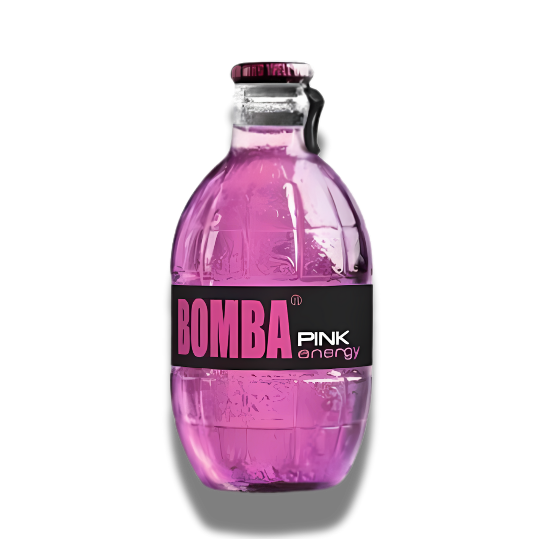 BOMBA Energy Drink bei uns im Candy Shop G19 - Kiosk - Pink Energy mit einer knalligen pinken Farbe.