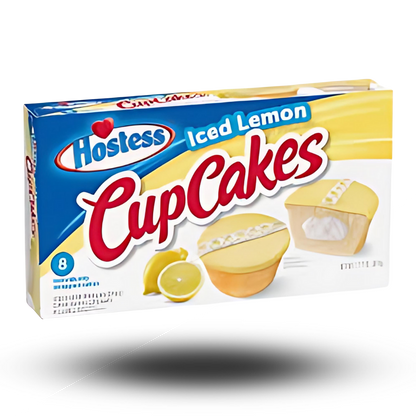 Hostess Cupcakes Lemon 360g  Mit den Hostess Lemon Cupcakes holst du dir den perfekten Mix aus süß und spritzig direkt in deinen Alltag! Diese fluffigen Cupcakes mit einer unwiderstehlichen Zitronenfüllung und einem zarten Zitronenfrosting sind der ideale Begleiter für jeden Moment.&nbsp;