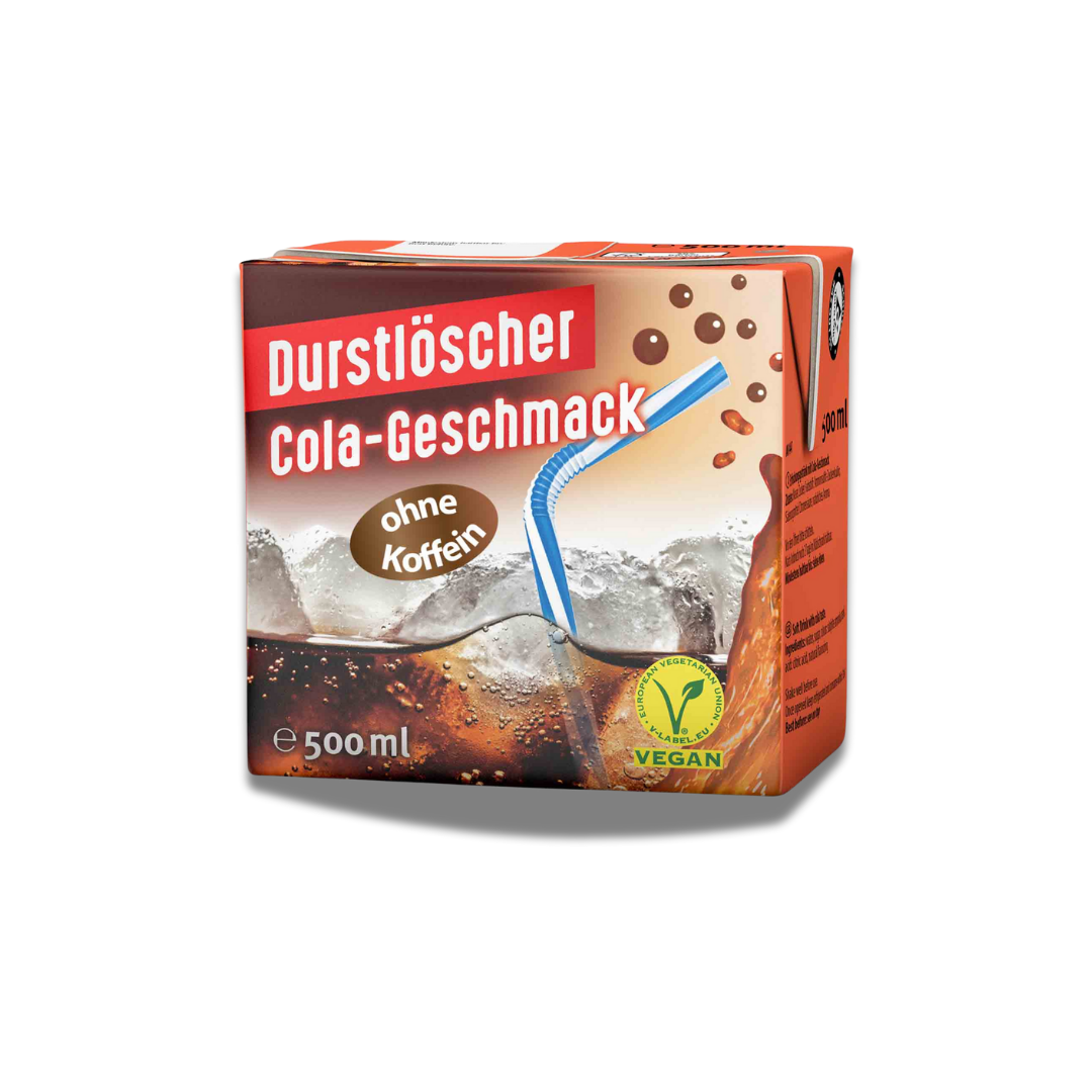 Durstlöscher 500ml in verschiedenen fruchtigen Geschmacksrichtungen, ideal für Erfrischung unterwegs oder beim Sport.