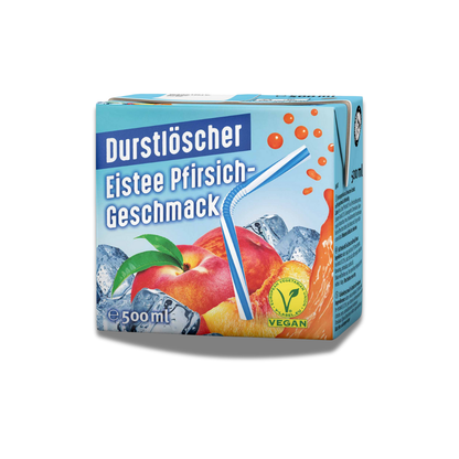 Durstlöscher 500ml in verschiedenen fruchtigen Geschmacksrichtungen, ideal für Erfrischung unterwegs oder beim Sport.