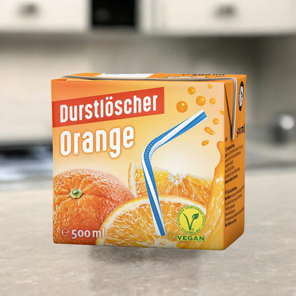 Durstlöscher 500ml in verschiedenen fruchtigen Geschmacksrichtungen, ideal für Erfrischung unterwegs oder beim Sport.