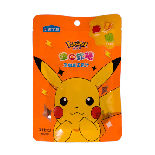 Pokémon soft Sweets Orange, Erdbeere & Apfel 75g