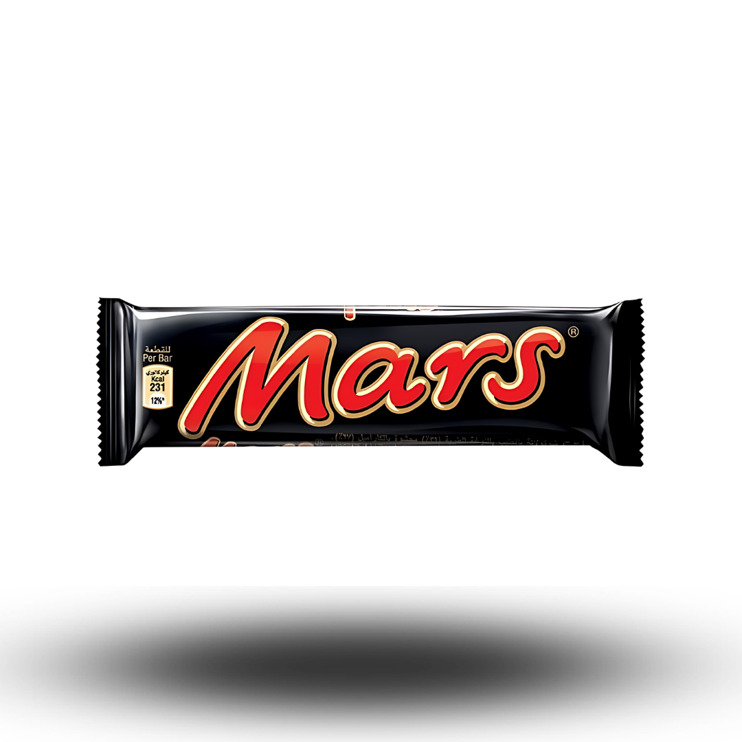 Kombination aus knackiger Vollmilchschokolade, cremiger Karamellschicht und zartschmelzender Schokoladencreme - Der Mars Schokoladenriegel 51g