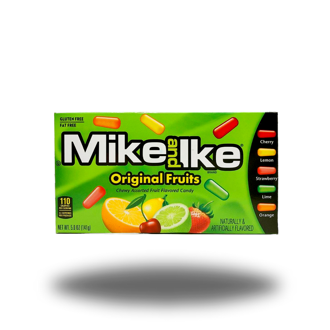 Mike and Ike Original Fruits 141g, klassische kaubare Bonbons mit einer Mischung aus fruchtigen Geschmacksrichtungen