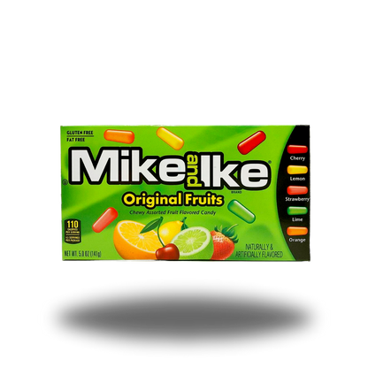 Mike and Ike Original Fruits 141g, klassische kaubare Bonbons mit einer Mischung aus fruchtigen Geschmacksrichtungen