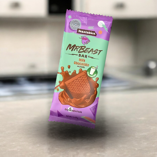 Mr. Beast Milk Chocolate Bar 60g, zartschmelzende Milchschokolade für einen vollmundigen Genuss.