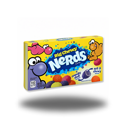 Nerds Big Chewy Candy 120g, große, weiche Frucht-Kügelchen mit knuspriger Hülle und intensivem Geschmack.