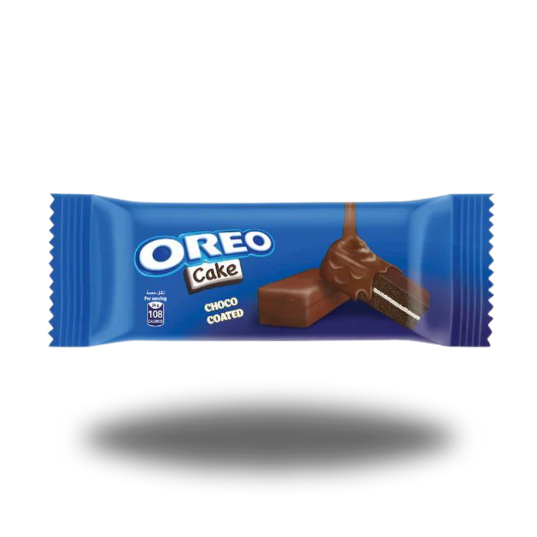 Oreo Cake Choco Coated 24g – Zarter Oreo-Keks umhüllt von luxuriöser Schokolade für den ultimativen Genuss.