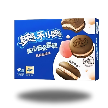 Oreo Cake Peach Asia 88g – Zarter Oreo-Keks mit fruchtiger Pfirsichfüllung und Schokoladenüberzug für einen exotischen Genuss.