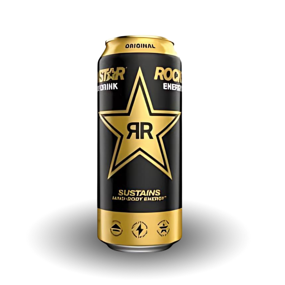 Rockstar Energy Drink in verschiedenen Geschmacksrichtungen, 500ml Flaschen für einen extra Energieschub und erfrischenden Genuss.