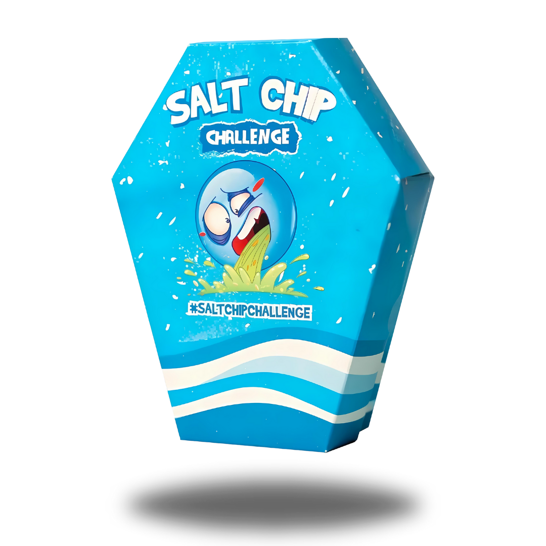 Salt Chip Challenge – Knusprige Chips mit extra viel Salz für den ultimativen Geschmackstest und Snack-Spaß.