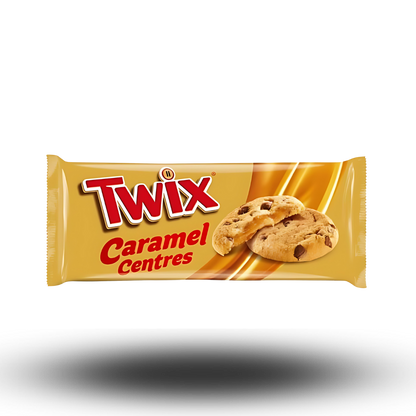 Twix Cookies Caramel Centres 144g  Die perfekte Kombination aus knusprigem Keks, zartschmelzender Karamellcreme und cremiger Milchschokolade! 