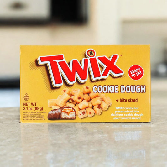 Twix Cookie Dough Bites 88g, mundgerechte Häppchen mit Keks und Teig, umhüllt von Schokolade.