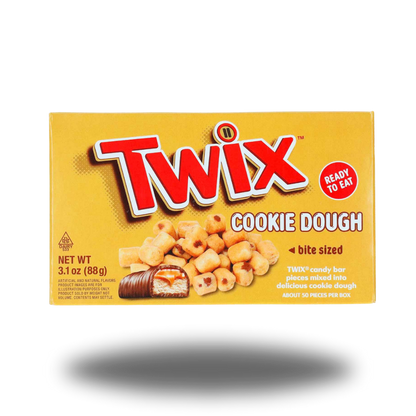 Twix Cookie Dough Bites 88g, mundgerechte Häppchen mit Keks und Teig, umhüllt von Schokolade.